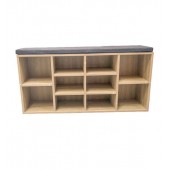 Shoes Cabinet - Bench Shoes  Storage Rack Organizer Shelf Cupboard Wood